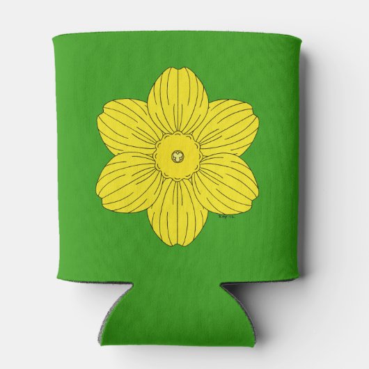 Heraldic Daffodil Dosenkühler (Rückseite)