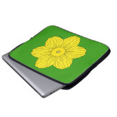 Heraldic Daffodil Laptopschutzhülle (Vorne Knopf)