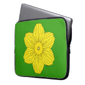 Heraldic Daffodil Laptopschutzhülle (Vorderseite Links)