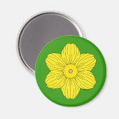 Heraldic Daffodil Magnet (Vorderseite/Rückseite)