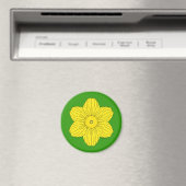 Heraldic Daffodil Magnet (In Situ (Geschirrspüler))