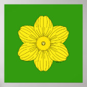 Heraldic Daffodil Poster (Vorne)