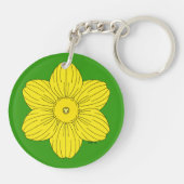 Heraldic Daffodil Schlüsselanhänger (Rückseite)