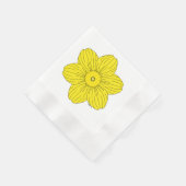 Heraldic Daffodil Serviette (Ecke)