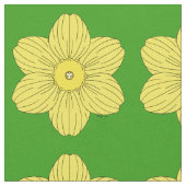 Heraldic Daffodil Stoff (Nahaufnahme)