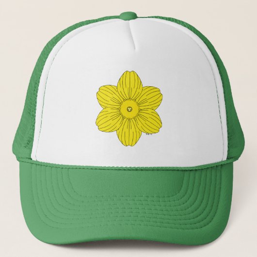Heraldic Daffodil Truckerkappe (Vorderseite)