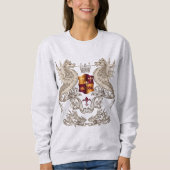 Heraldic Design mit Dragons Fleur Lis Sweatshirt (Vorderseite)