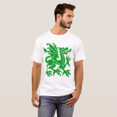 Heraldic Dragon 01 - Gras Green T-Shirt (Vorne ganz)