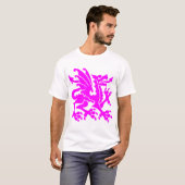 Heraldic Dragon 01 - Magenta T-Shirt (Vorne ganz)