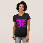 Heraldic Dragon 01 - Magenta T-Shirt (Vorne ganz)