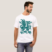 Heraldic Dragon 01 - Moss Green T-Shirt (Vorne ganz)
