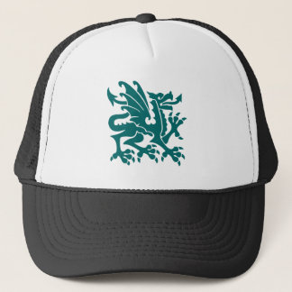 Heraldic Dragon 01 - Moss Green Truckerkappe