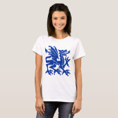 Heraldic Dragon 01 - Navy Blue T-Shirt (Vorne ganz)