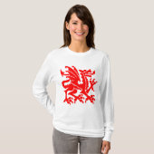 Heraldic Dragon 01 - Rot T-Shirt (Vorne ganz)
