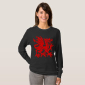 Heraldic Dragon 01 - Rot T-Shirt (Vorne ganz)