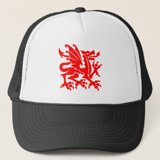 Heraldic Dragon 01 - Rot Truckerkappe