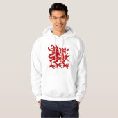 Heraldic Dragon 01 - Ruby Red Hoodie (Vorne ganz)