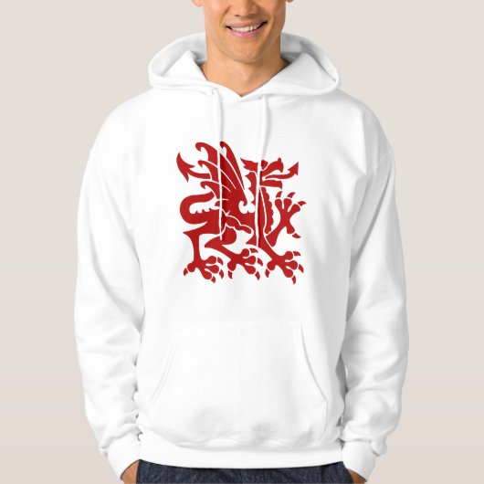 Heraldic Dragon 01 - Ruby Red Hoodie (Vorderseite)