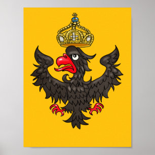 Heraldic Eagle Poster