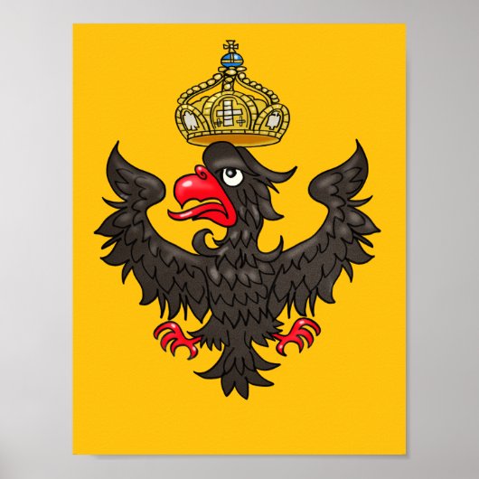 Heraldic Eagle Poster (Vorne)