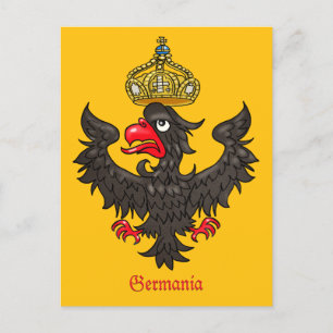 Heraldic Eagle Postkarte
