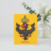 Heraldic Eagle Postkarte (Stehend Vorderseite)