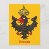 Heraldic Eagle Postkarte (Vorderseite)