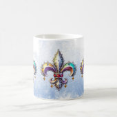 Heraldic Fleur-de-Lys 2 Kaffeetasse (Mittel)