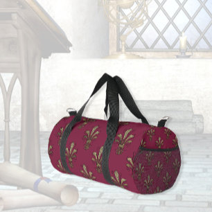 Heraldic Fleur de Lys Duffle Bag