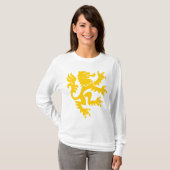Heraldic Lion 01 - Amber T-Shirt (Vorne ganz)
