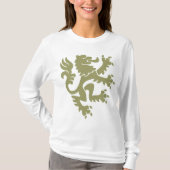 Heraldic Lion 01 - Khaki T-Shirt (Vorderseite)