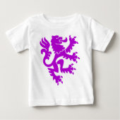 Heraldic Lion 01 - Lila Baby T-shirt (Vorderseite)