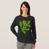 Heraldic Lion 01 - Martian Green T-Shirt (Vorne ganz)