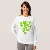 Heraldic Lion 01 - Martian Green T-Shirt (Vorne ganz)