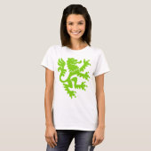 Heraldic Lion 01 - Martian Green T-Shirt (Vorne ganz)