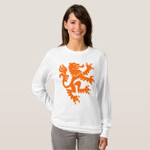 Heraldic Lion 01 - Orange T-Shirt (Vorne ganz)