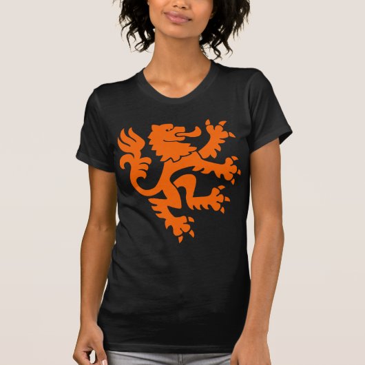 Heraldic Lion 01 - Orange T-Shirt (Vorderseite)