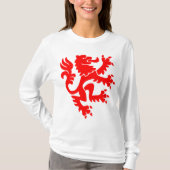 Heraldic Lion 01 - Rot T-Shirt (Vorderseite)