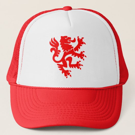 Heraldic Lion 01 - Rot Truckerkappe (Vorderseite)