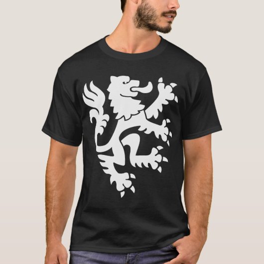 Heraldic Lion 01 - White T-Shirt (Vorderseite)