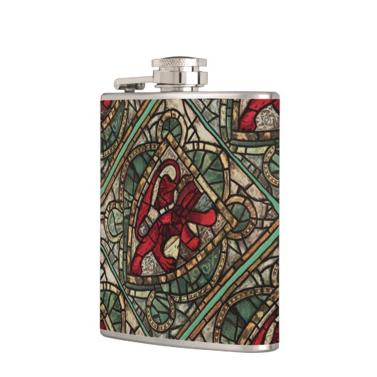 ‚Heraldic-Lion‘ Flachmann (Links)