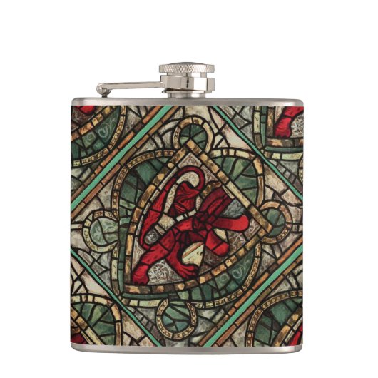 ‚Heraldic-Lion‘ Flachmann (Vorderseite)