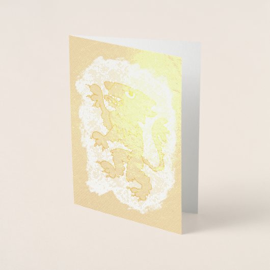 Heraldic Lion Folienkarte (Vorderseite)