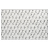 Heraldic Lion Stehendes Wappen Emblem Stoff (Fat Quarter (45,7 x 55,9 cm))