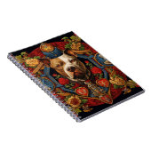 Heraldic Pitbull " Pittie " SpiralNotebook Notizblock (Rechte Seite)
