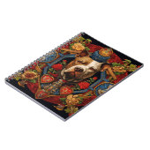 Heraldic Pitbull " Pittie " SpiralNotebook Notizblock (Linke Seite)