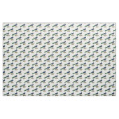 Heraldic Vintag Stylized Peacock auf Kronen C Stoff (Fat Quarter (45,7 x 55,9 cm))