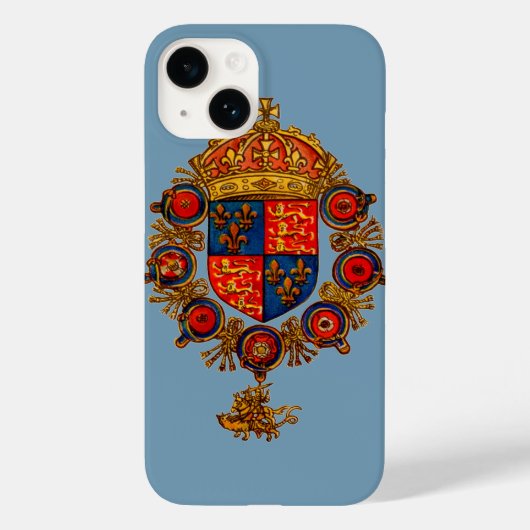 Heraldik mit Krone  Case-Mate iPhone Hülle (Rückseite)