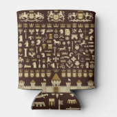 Heraldische Elemente: Grosses Vintages Set Dosenkühler (Rückseite)