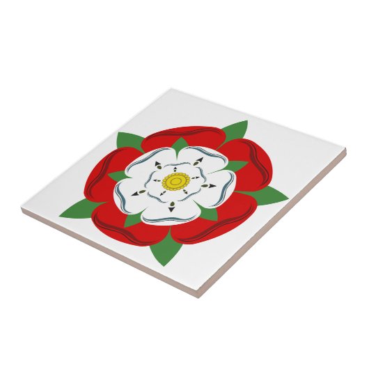 Heraldische Rose Fliese (Seite)